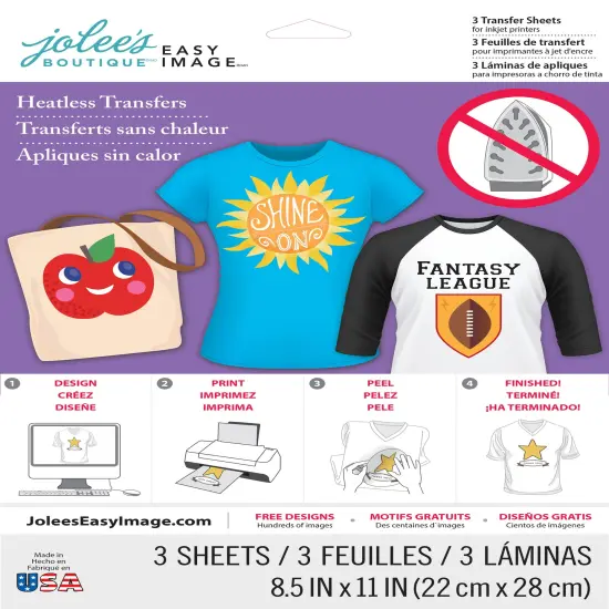 Jolee's Heatless Transfer Sheet 3/Pkg {1}