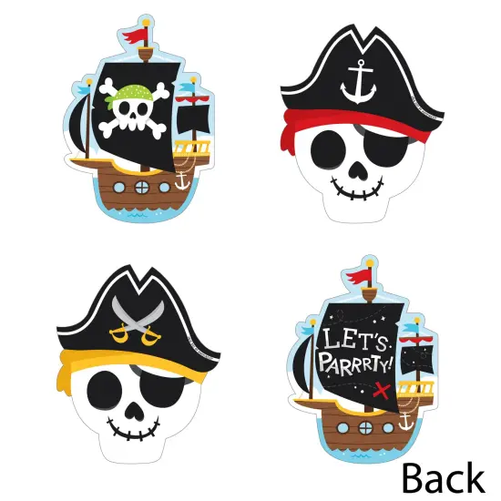 Big Dot of Happiness Pirate Ship Adventures - Decorations DIY Skull Birthday Party Essentials - Set of 20 {4}