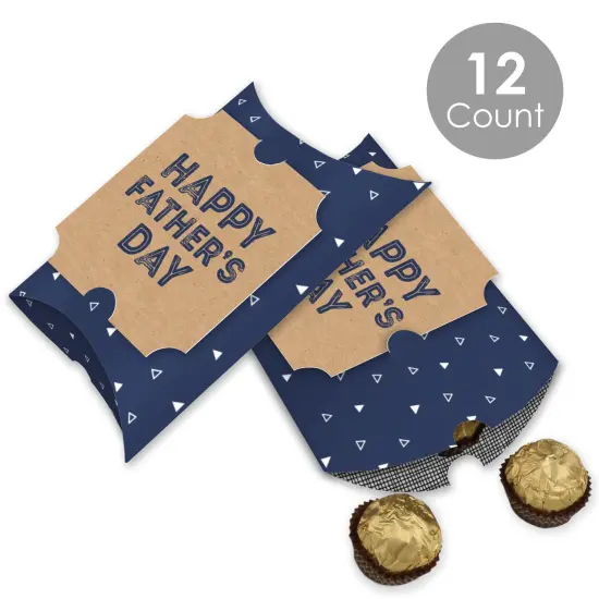 Big Dot of Happiness My Dad is Rad - Favor Gift Boxes - Father's Day Party Large Pillow Boxes - Set of 12 {3}