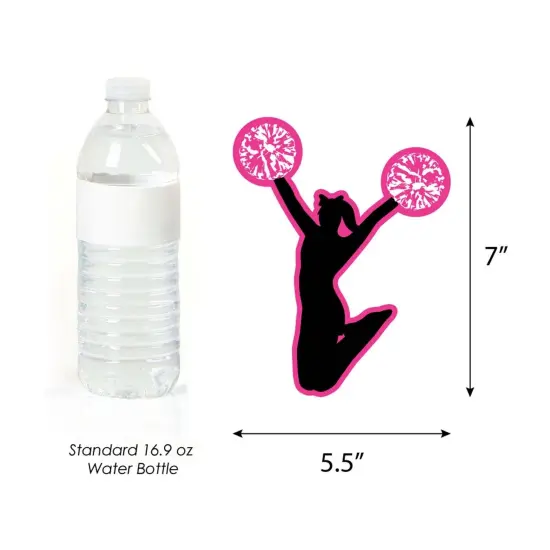 Big Dot of Happiness We've Got Spirit - Cheerleading - Cheerleaders Decorations DIY Birthday Party or Cheerleader Party Essentials - Set of 20 {6}