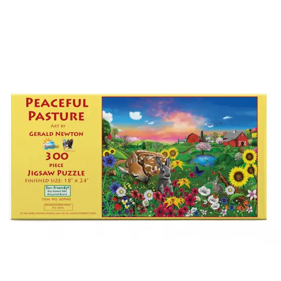 Sunsout Peaceful Pastures 300 pc Jigsaw Puzzle 60940 {4}