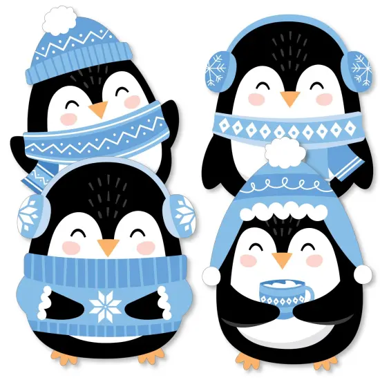 Big Dot of Happiness Winter Penguins - Decorations DIY Holiday and Christmas Party Essentials - Set of 20 {3}