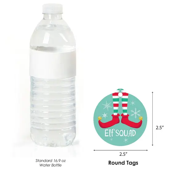 Big Dot of Happiness Elf Squad - Kids Elf Christmas and Birthday Party Favor Gift Tags (Set of 20) {4}