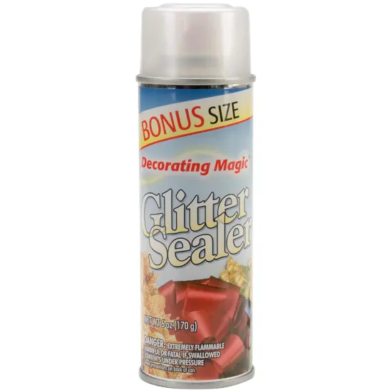 Chase Decorating Magic Spray Glitter Sealer 6oz-Clear {1}
