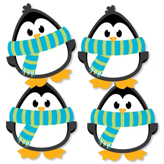 Big Dot of Happiness Holly Jolly Penguin - Penguin Decorations DIY Holiday and Christmas Party Essentials - Set of 20 {3}