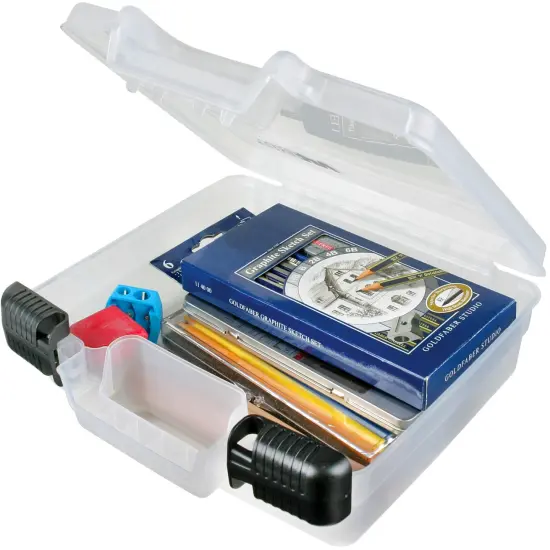 ArtBin Quick View Deep Base Carrying Case-10.25"X3.25"X9.625" Translucent {3}