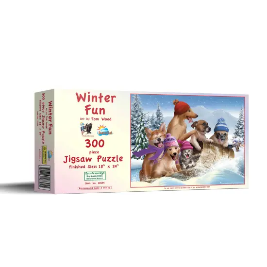 Sunsout Winter Fun 300 pc Jigsaw Puzzle 28695 {3}