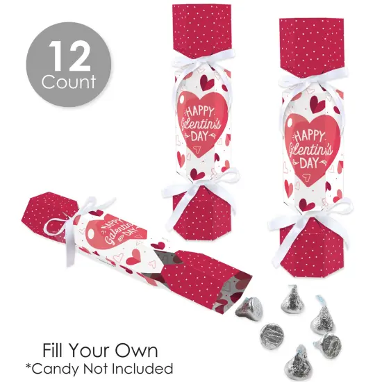 Big Dot of Happiness Happy Galentine's Day - No Snap Valentine's Day Party Table Favors - DIY Cracker Boxes - Set of 12 {4}