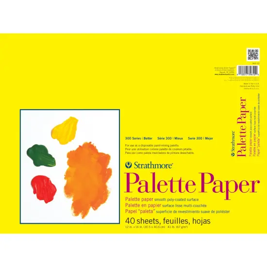 Strathmore Palette Paper Pad 12"X16"-40 Sheets {1}