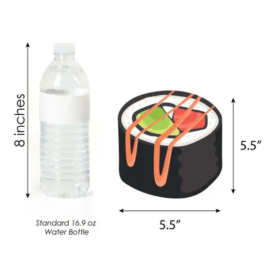 Big Dot of Happiness Let's Roll - Sushi - Decorations DIY Japanese Party Essentials - Set of 20 {6}