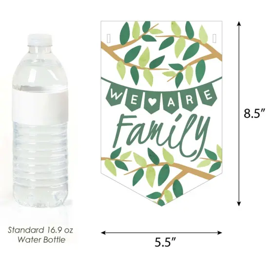 Big Dot of Happiness Family Tree Reunion - Family Gathering Party Bunting Banner - Party Decorations - Family Reunion {3}