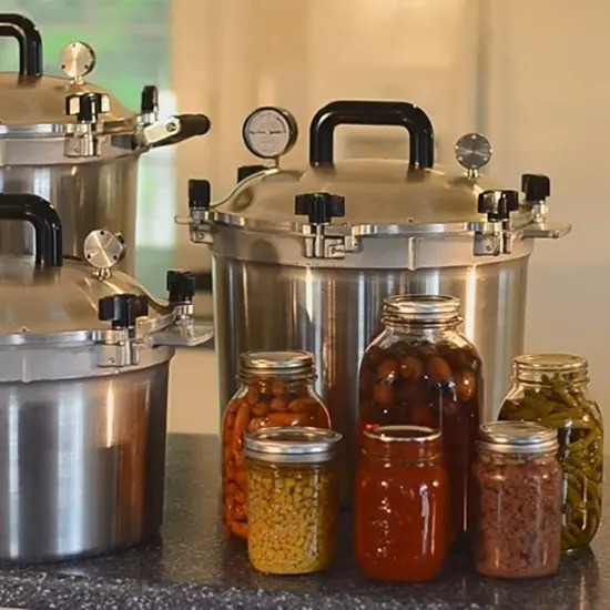 All American Pressure Cooker Canner for Home Stovetop Canning, USA Made for Gas or Electric Stoves, 21.5 quarts {5}