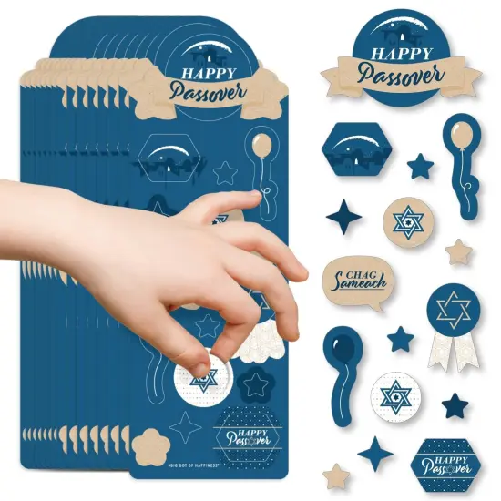 Big Dot of Happiness Happy Passover - Pesach Holiday Party Favor Kids Stickers - 16 Sheets - 256 Stickers {1}
