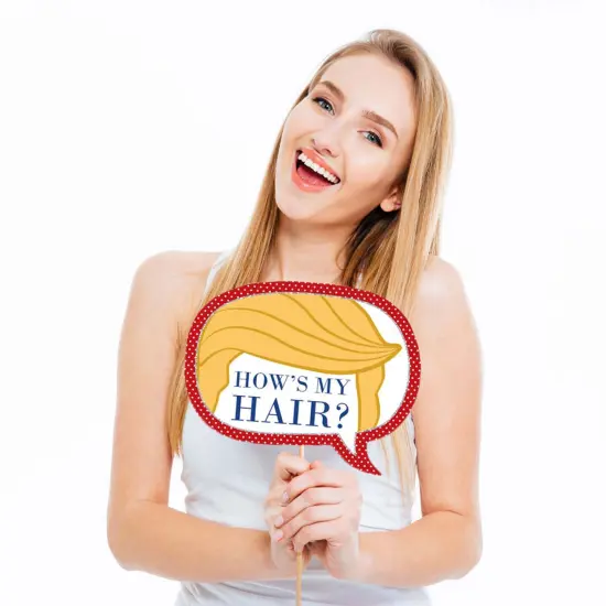 Big Dot of Happiness Funny Election - Political Election Party Photo Booth Props Kit - 10 Piece {4}