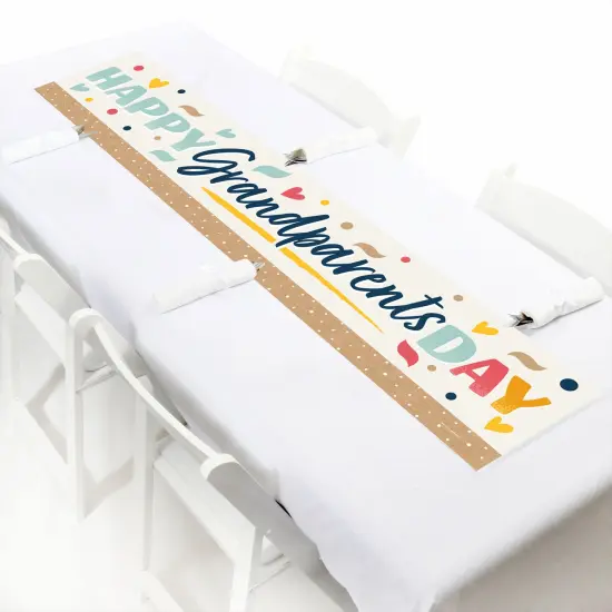 Big Dot of Happiness Happy Grandparents Day - Grandma & Grandpa Party Decorations Party Banner {7}