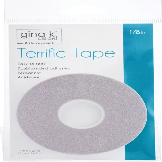 Gina K Designs Terrific Tape 1/8"X27yds-Clear {1}