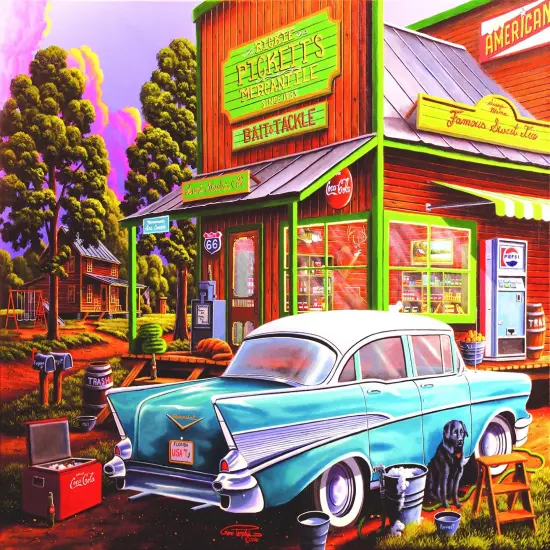 Sunsout Aunt Sheila's Cafe 1000 pc Large Pieces Jigsaw Puzzle 51327 {1}
