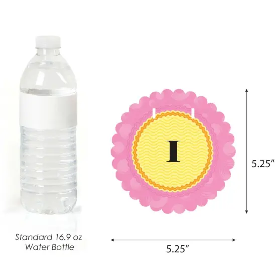 Big Dot of Happiness Pink Ducky Duck 1st Birthday Highchair Decor - I Am One - First Birthday High Chair Banner {3}