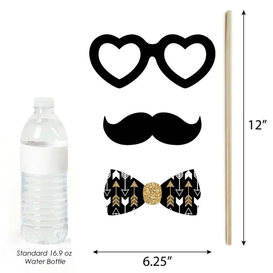 Big Dot of Happiness "Bride Tribe" - Bachelorette Party Photo Booth Props Kit - 20 Count {6}