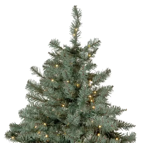 Northlight 7.5' Pre-Lit FullSpruce Artificial Christmas Tree, LED Lights Green {6}
