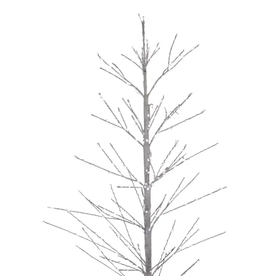Northlight 4' LED Lighted White Birch Christmas Twig Tree - Pure White Lights {7}
