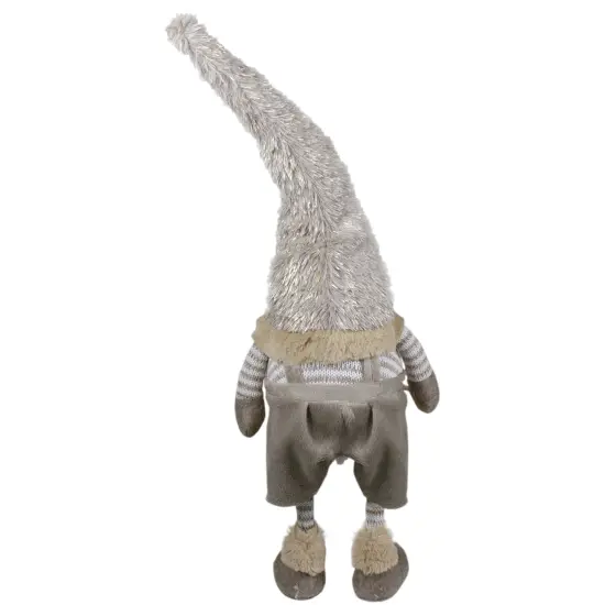 Northlight Standing Swaying Gnome Christmas Figure - 22" - Beige Gold {6}