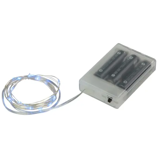 Northlight LED Micro Fairy Christmas Lights - Blue - 6ft Copper Wire - 20ct {7}