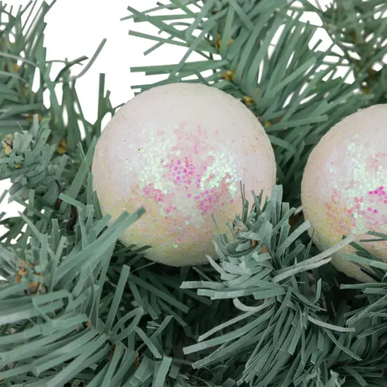 Northlight 18" Decorated Pine Artificial Christmas Swag with Silver Bells Green {5}