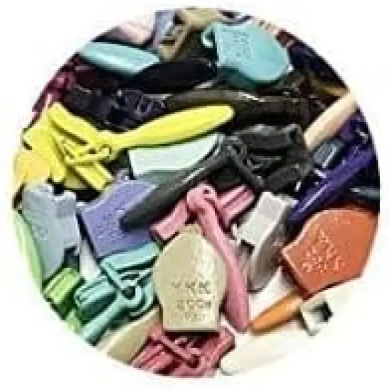 Zipperstop Repair Kit Solution YKK Zipper Heads-Sliders Pulls #2CCU (Invisible Style) Assorted Colors-Package Clamshell Box W/Hanger (30 pcs) {1}