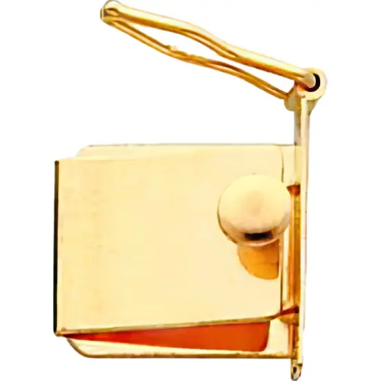 14K Gold Box Clasp Replacement Tongue (8.00Mm To 13.30Mm) {1}