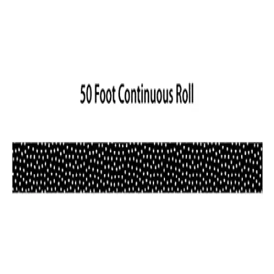 White Painted Dots on Black Straight Rolled Border Trim (TCR8911) {2}