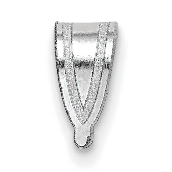 14K White Gold Bail {1}