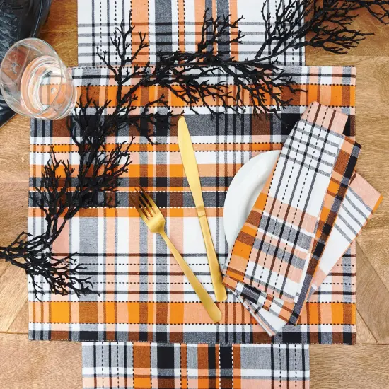 Zelda Plaid Single Placemat, 13" x 19" {3}