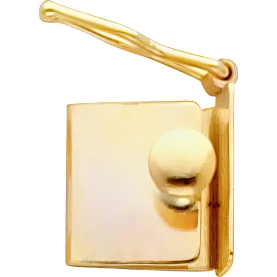 14K Gold Push Button Box Clasp Replacement Tongue (7.30mm to 13.00mm) {1}