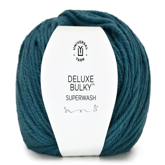 Deluxe Bulky Superwash by Universal Yarn - 100% Super Wash Wool - 38 COLORS 917 summer sky {2}