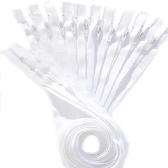 Zipper, YKK #3 Skirt & Dress Nylon Coil Closed End - Select Length or Color (12 Zippers for Color) (36 inch, White) {1}