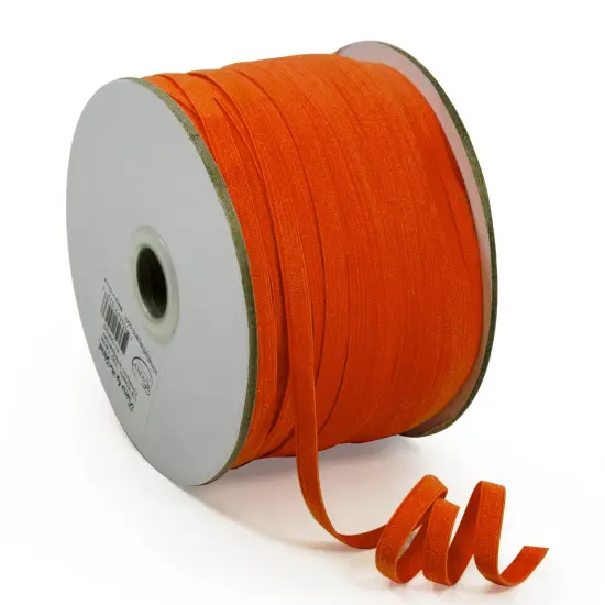 1/4" Elastic Band - 100 Yard Spool Orange {1}