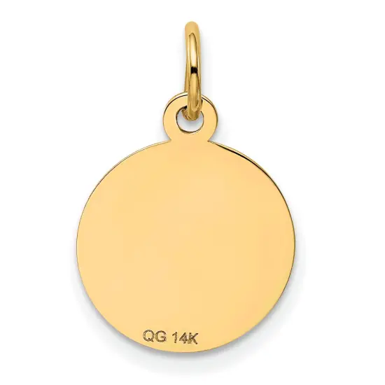 14K Yellow Gold Graduation Cap Diploma Charm Pendant Jewerly 20mm x 14mm {3}