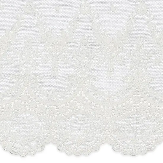 Larissa 10 1/2" Laurel Leaf Scalloped Lace Trim {1}