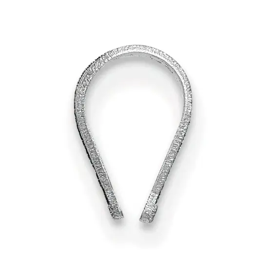 14K White Gold Bail {2}