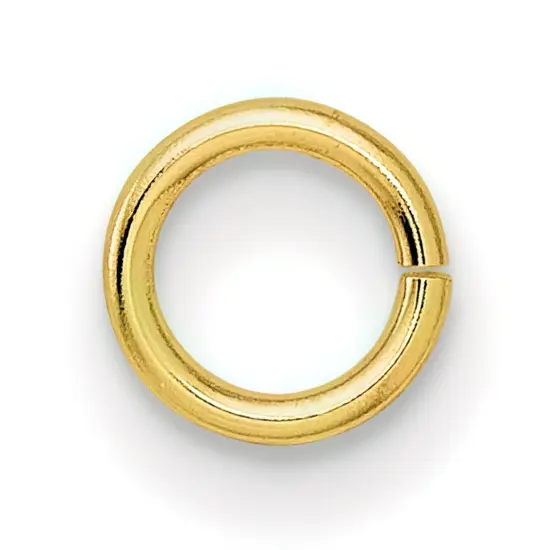 14K Gold 20GA Jump Rings 4.9mm {1}