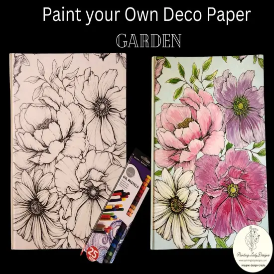 Paint Your Own Decoupage Paper!Leaves {3}