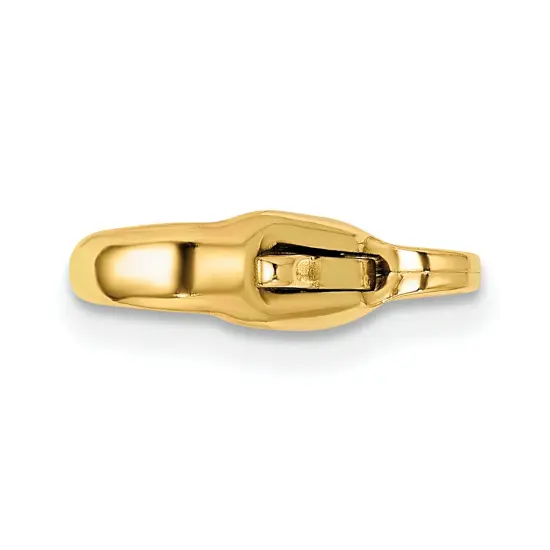 14K Gold Lobster Clasp 12.9mm {2}