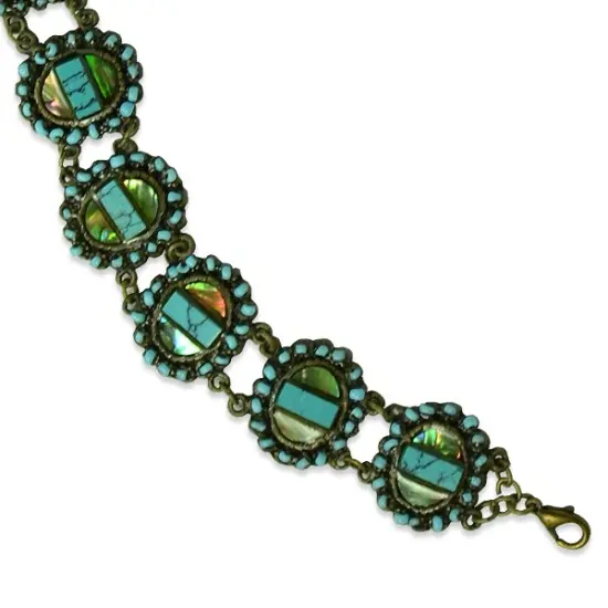 Antique Inspired Stone Bracelet {2}