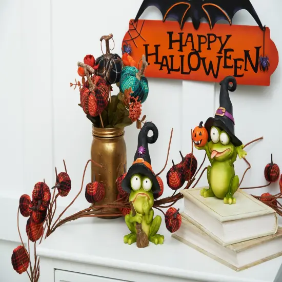Happy Halloween Bat Door Wall Hanger 17.83 x 0.71 x 12.6 Inches. {3}