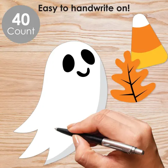 Big Dot of Happiness Spooky Halloween - DIY Classroom Decorations - Bulletin Board Cut-Outs - Set of 40 {3}