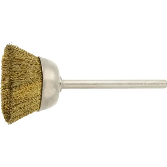 Brass Wire Cup Brush for Cleaning Rust Removal Dia: 1" CMB100 {2}