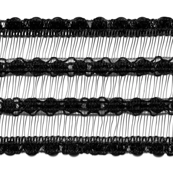 Aliya 1-1/2" Wide 4 Row Rhinestone Trim {2}