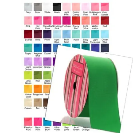 1.5" Grosgrain Ribbon Solid 158 Dusty Rose 100yd {3}