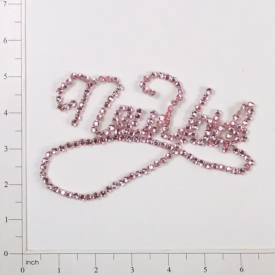 New York Jewel Rhinestone Applique/Patch {1}